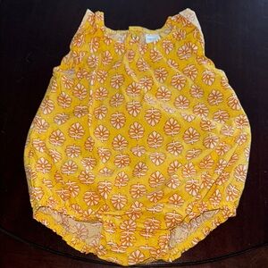 Yellow Leaf Patterned baby bubble